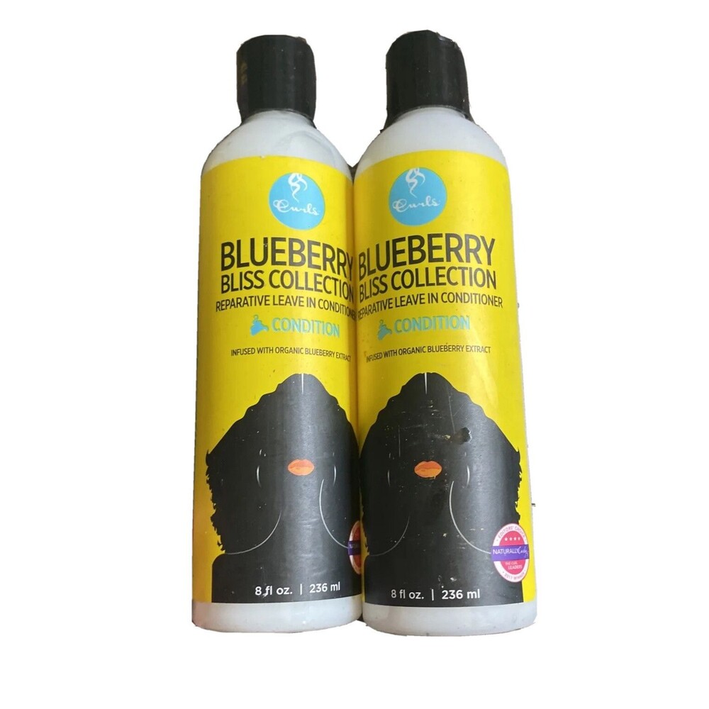 Curls Blueberry Bliss Reparative Leave In Conditioner 8oz Each Lot Of 2